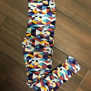 Unicorn Olaf Leggings Lularoe NEW FROZEN LEGGINGS